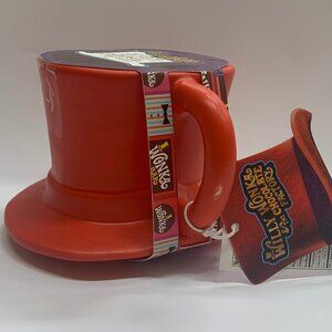 Willy Wonka Red Top Hat Holiday Cocoa Mug Set, 28-g - NWT